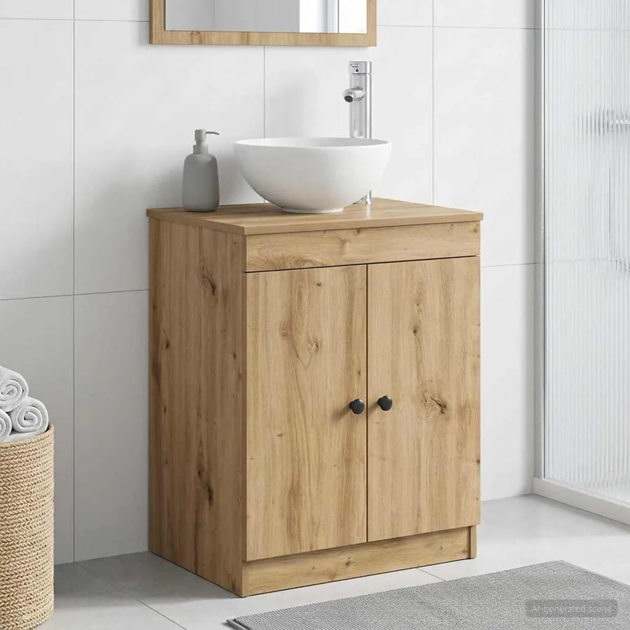 Armoire de salle de bain Chêne artisanal 54 x 41 x 70 cm