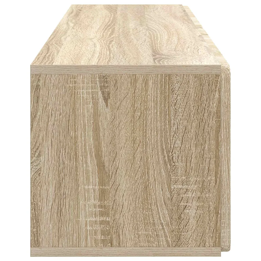 Meuble TV mural 98 x 31 x 30 cm Chêne Sonoma Bois d'ingénierie - 7