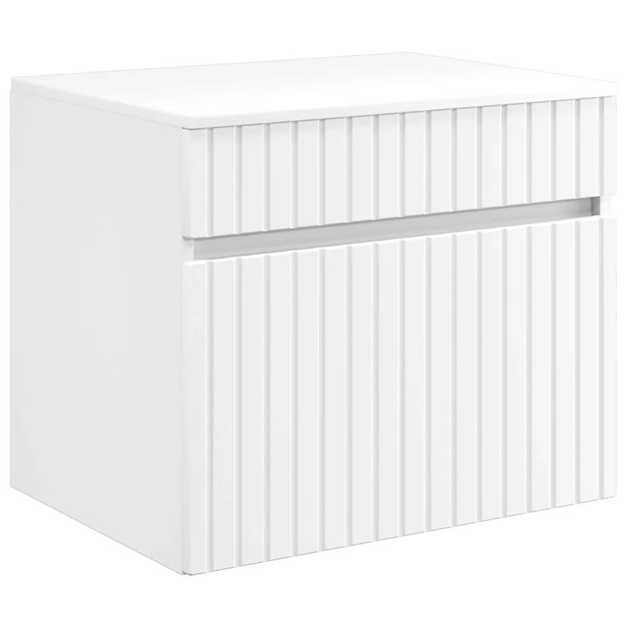 Ensemble d'armoire de salle de bain 5 pcs Blanc - 6