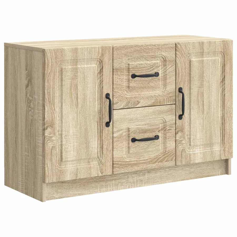 Buffet Chêne Sonoma 89 x 34,5 x 57 cm Bois d'ingénierie - 2