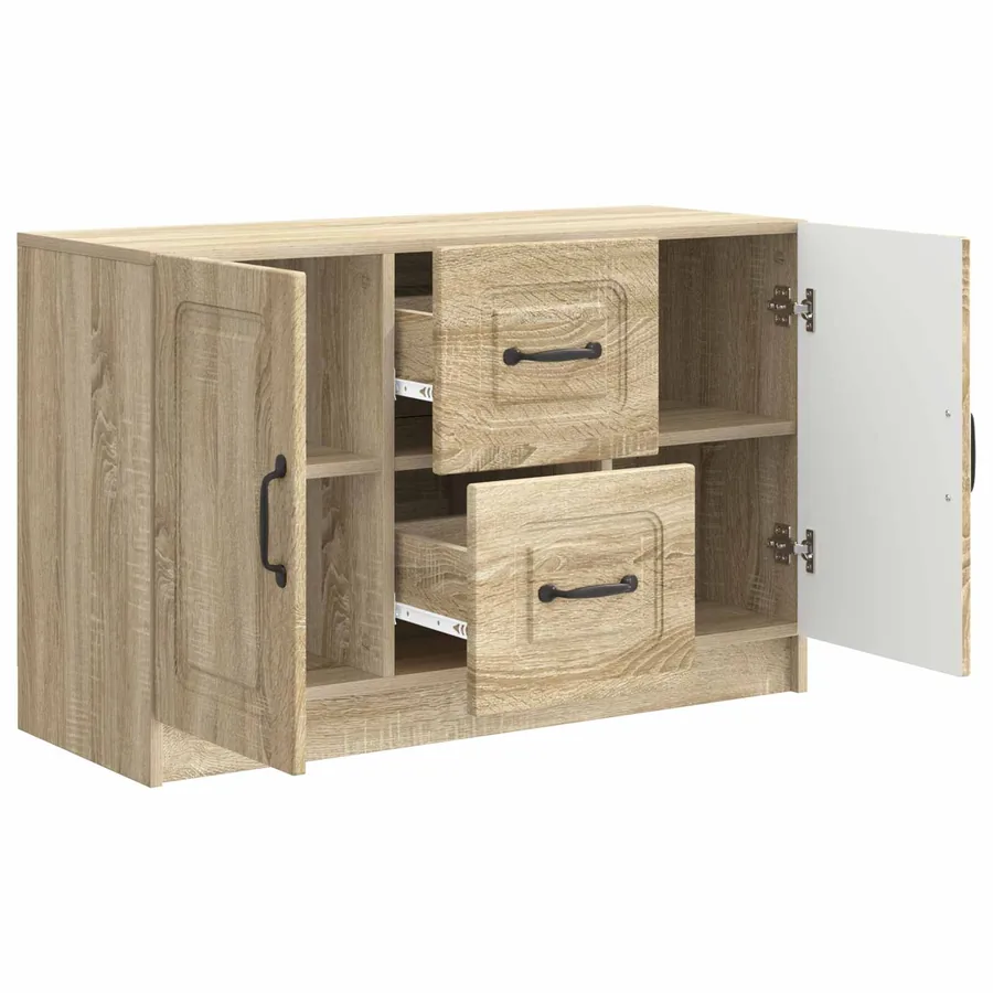 Buffet Chêne Sonoma 89 x 34,5 x 57 cm Bois d'ingénierie - 5