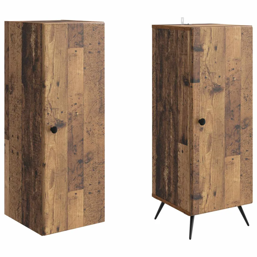 Ensemble de Meubles 2 pcs Bois ancien Bois d'ingénierie - 4