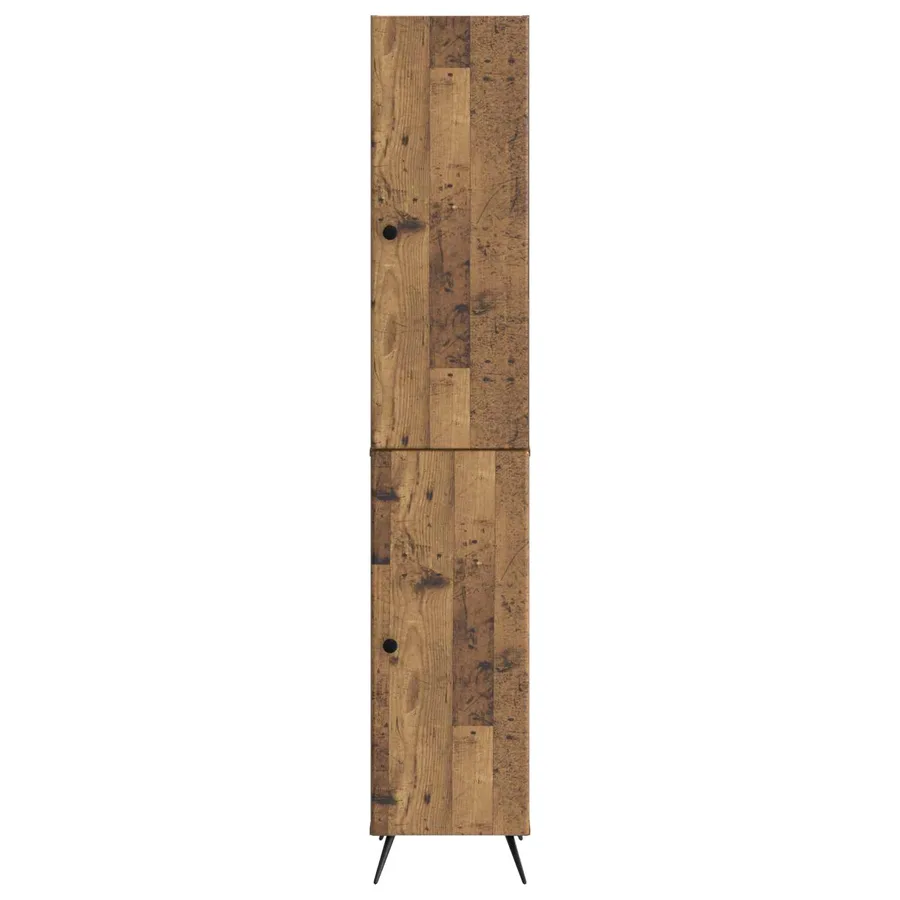 Ensemble de Meubles 2 pcs Bois ancien Bois d'ingénierie - 5