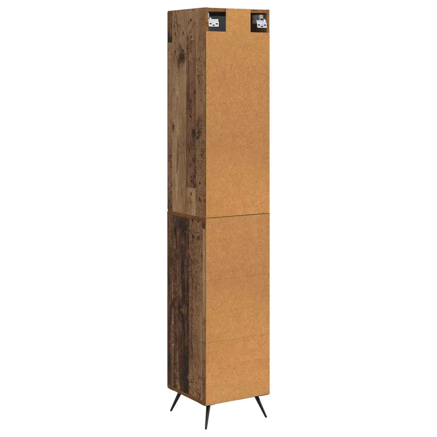 Ensemble de Meubles 2 pcs Bois ancien Bois d'ingénierie - 7