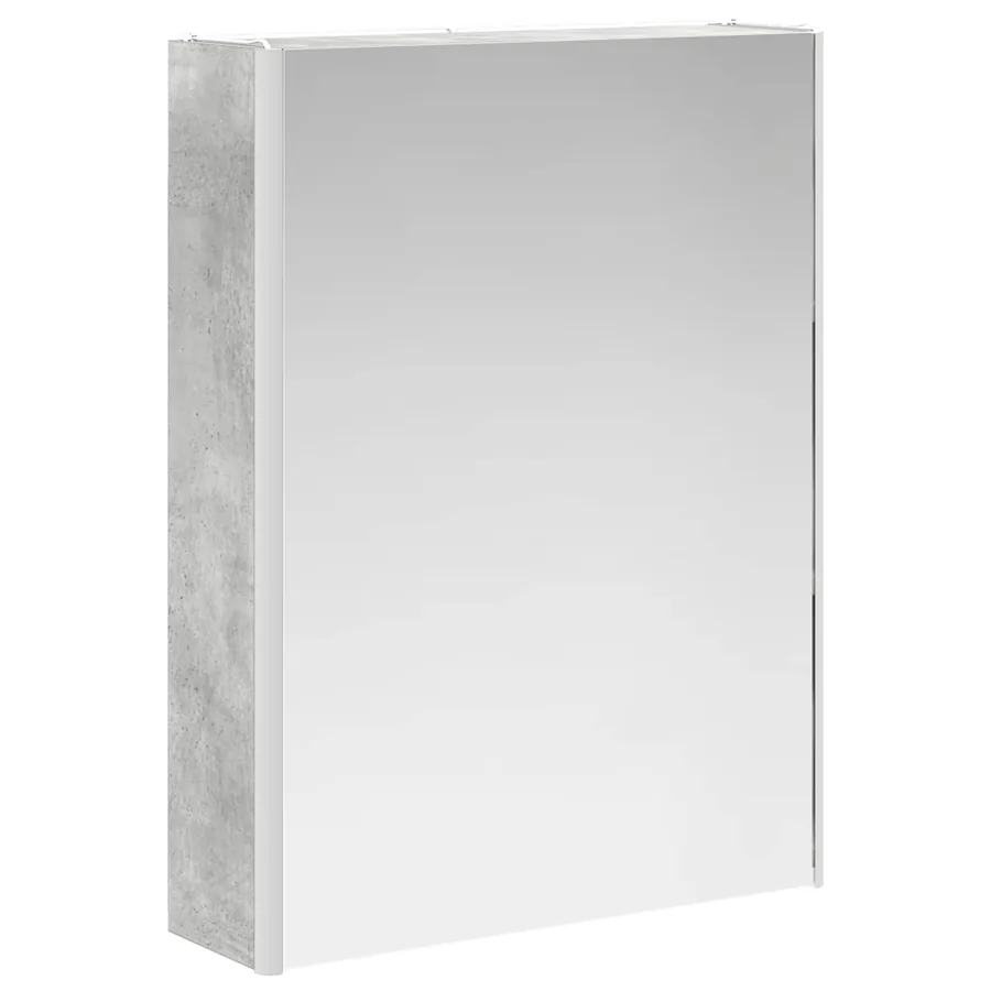 Ensemble d'armoire de salle de bain 5 pcs Gris béton - 5