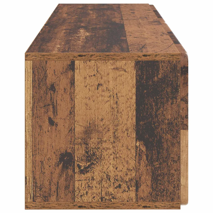 Meuble TV mural 98 x 31 x 30 cm Bois ancien Bois d'ingénierie - 7