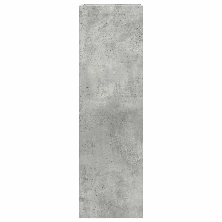 Support de Plante Gris Béton 30 x 30 x 100 cm Bois d’ingénierie - 6