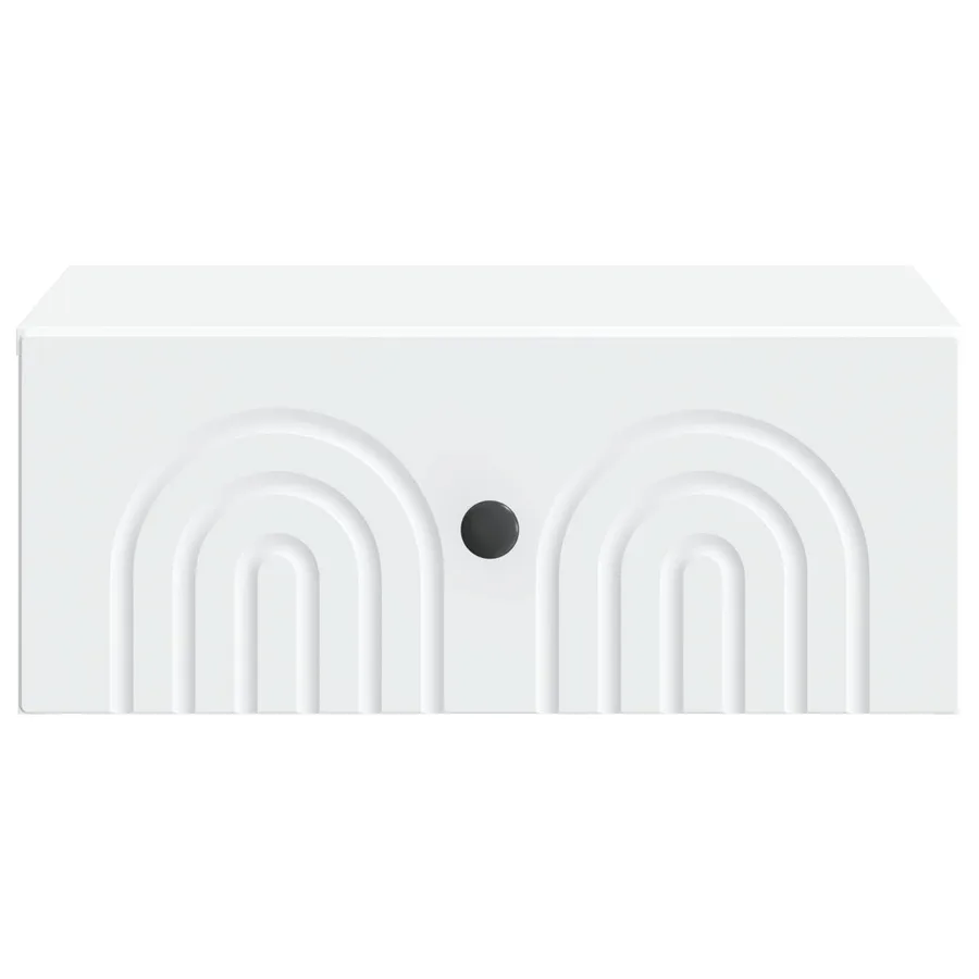 Cabinet de chevet mural 2 pcs Blanc 49 x 34,5 x 20 cm - 7