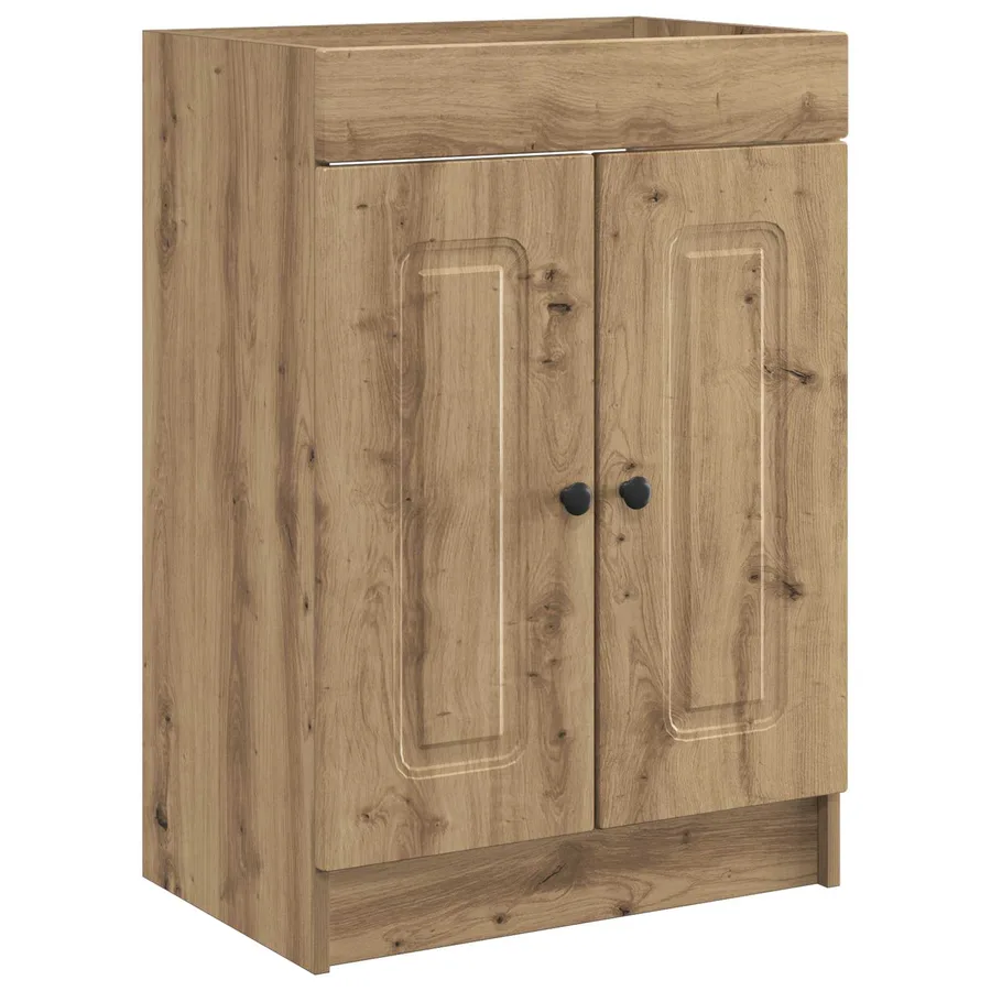 Ensemble de mobilier de salle de bain Chêne artisanal - 4