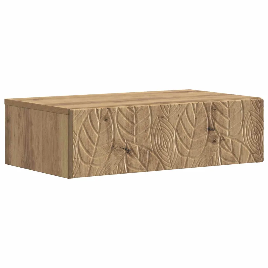 Table d'appoint murale 59 x 34,5 x 17 cm Bois d'ingénierie - 2