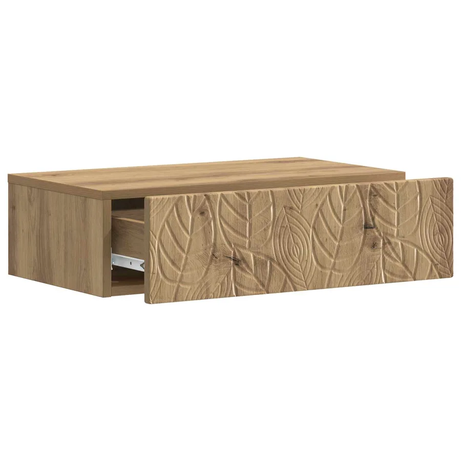 Table d'appoint murale 59 x 34,5 x 17 cm Bois d'ingénierie - 3
