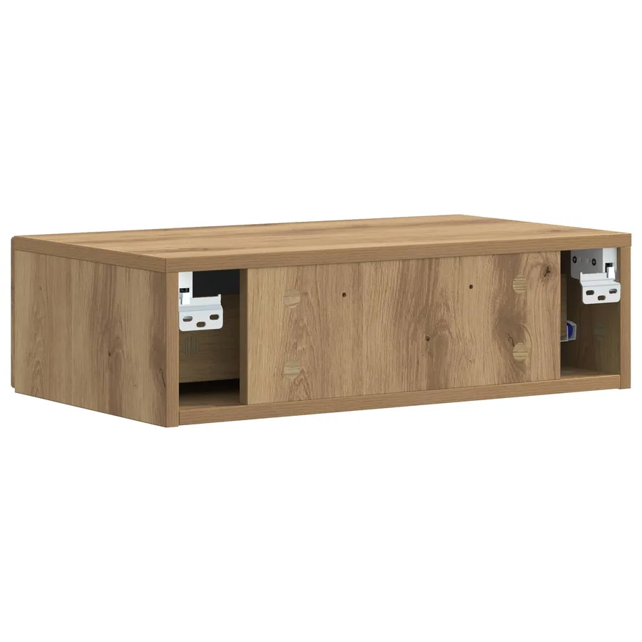 Table d'appoint murale 59 x 34,5 x 17 cm Bois d'ingénierie - 6