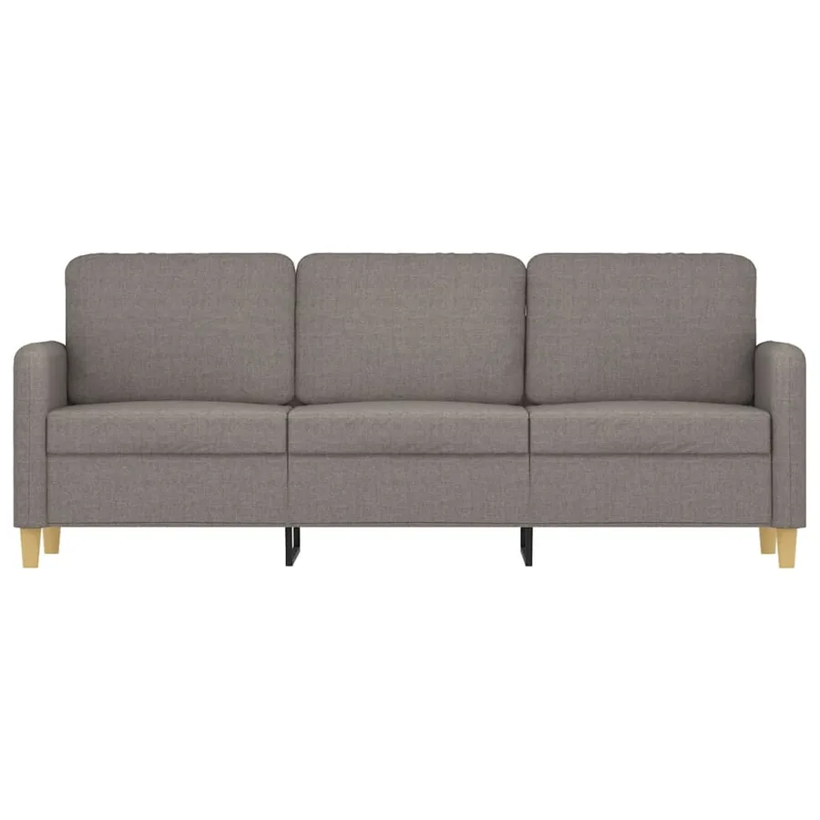 Canapé à 3 places Taupe 180 cm Tissu - 3