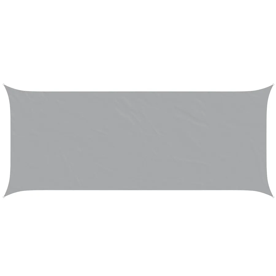 Voile d'ombre Gris clair 6 x 2,5 m 100 % polyester Oxford - 2