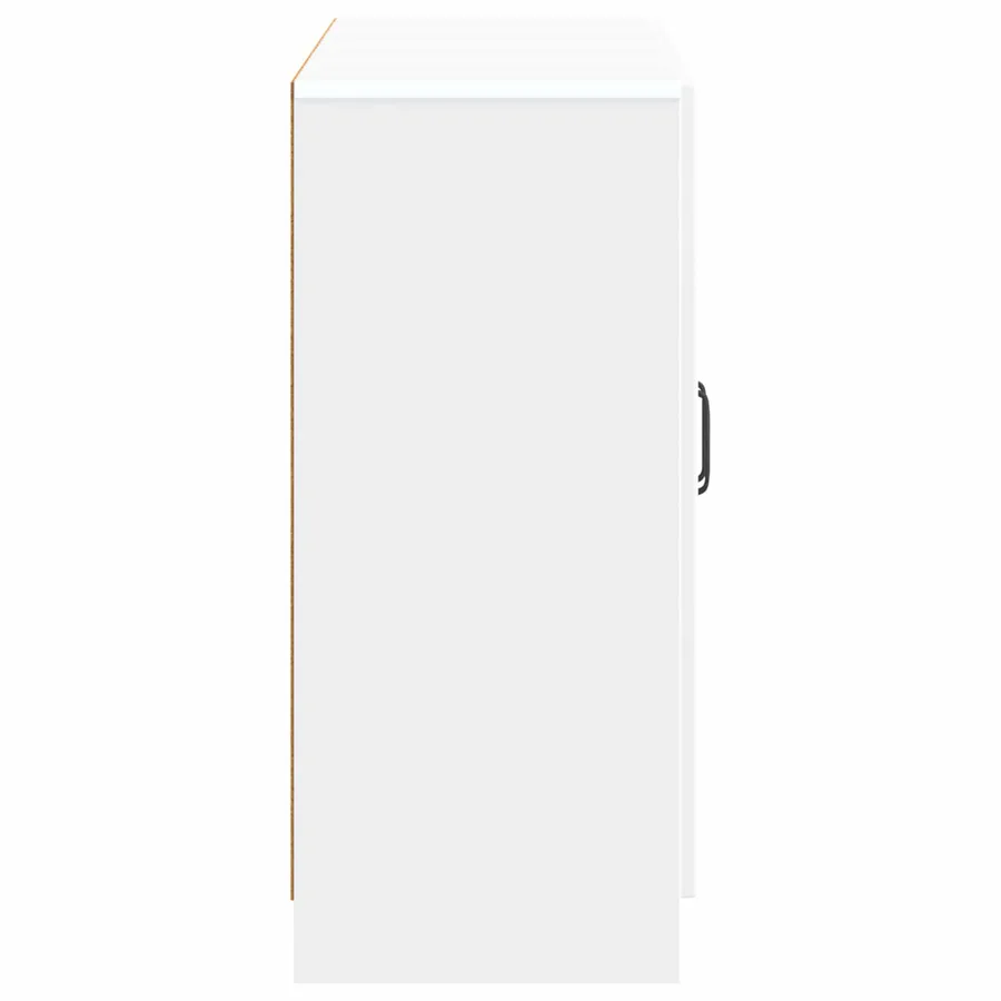 Buffet Blanc 89 x 34,5 x 77 cm Bois d'ingénierie - 7