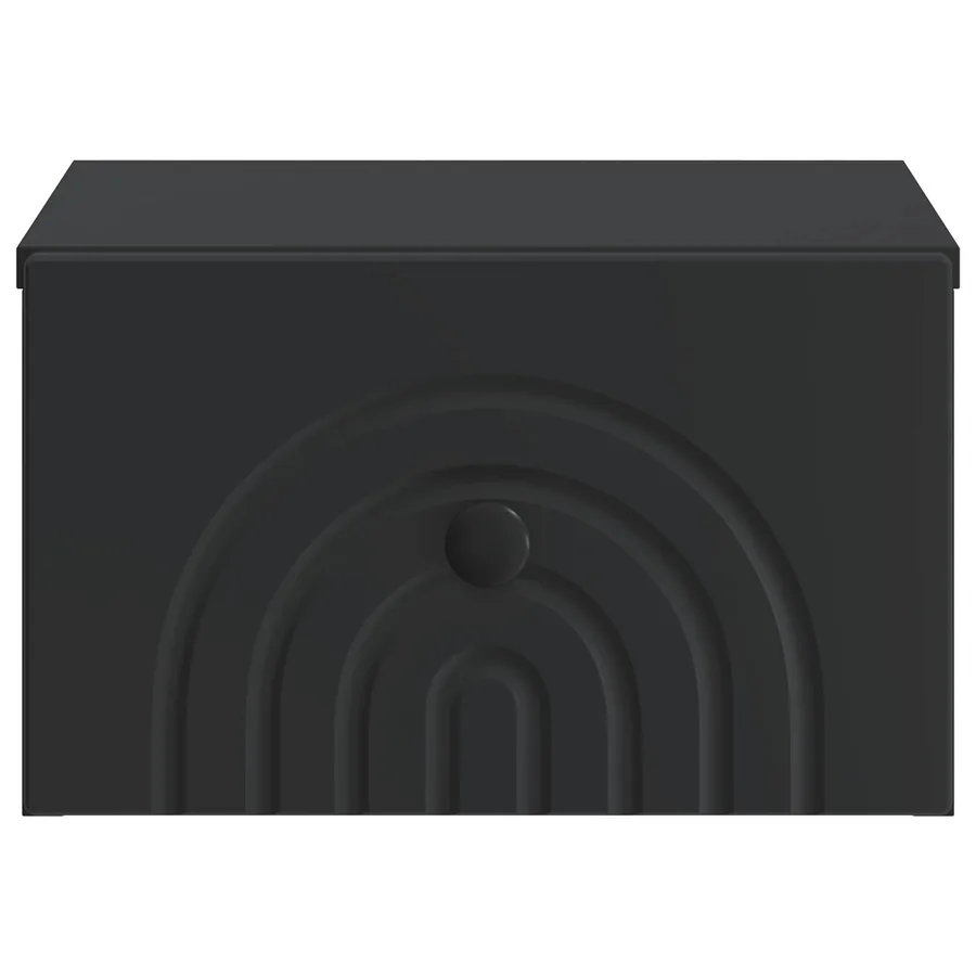 Cabinet de chevet mural 2 pcs Noir 33 x 34,5 x 20 cm - 7