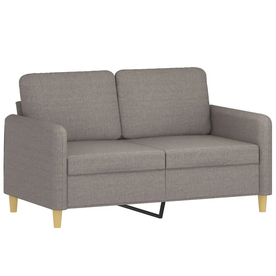 Ensemble de canapés 3 pcs avec coussins Taupe Tissu - 3