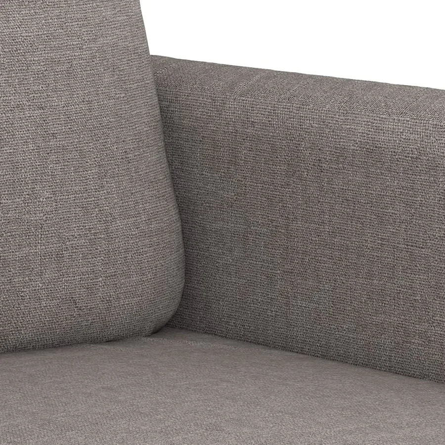 Ensemble de canapés 3 pcs avec coussins Taupe Tissu - 6
