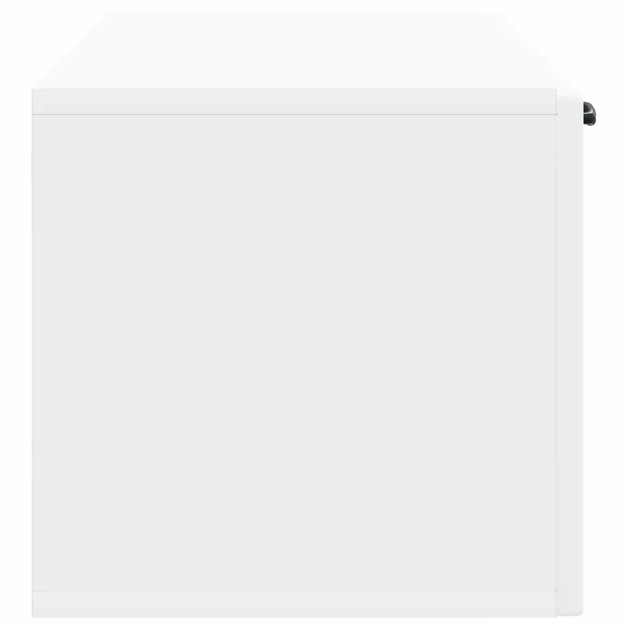Meuble TV mural Blanc 98 x 31 x 30 cm Bois d'ingénierie - 7