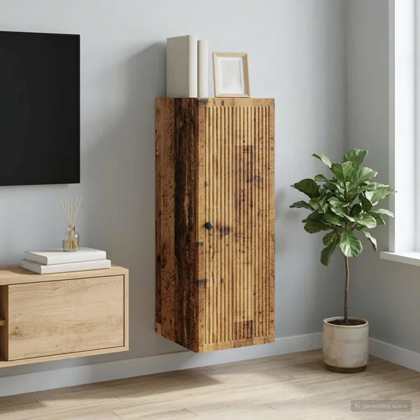 Armoire Murale Bois ancien 33 x 34,5 x 90 cm Bois d'ingénierie