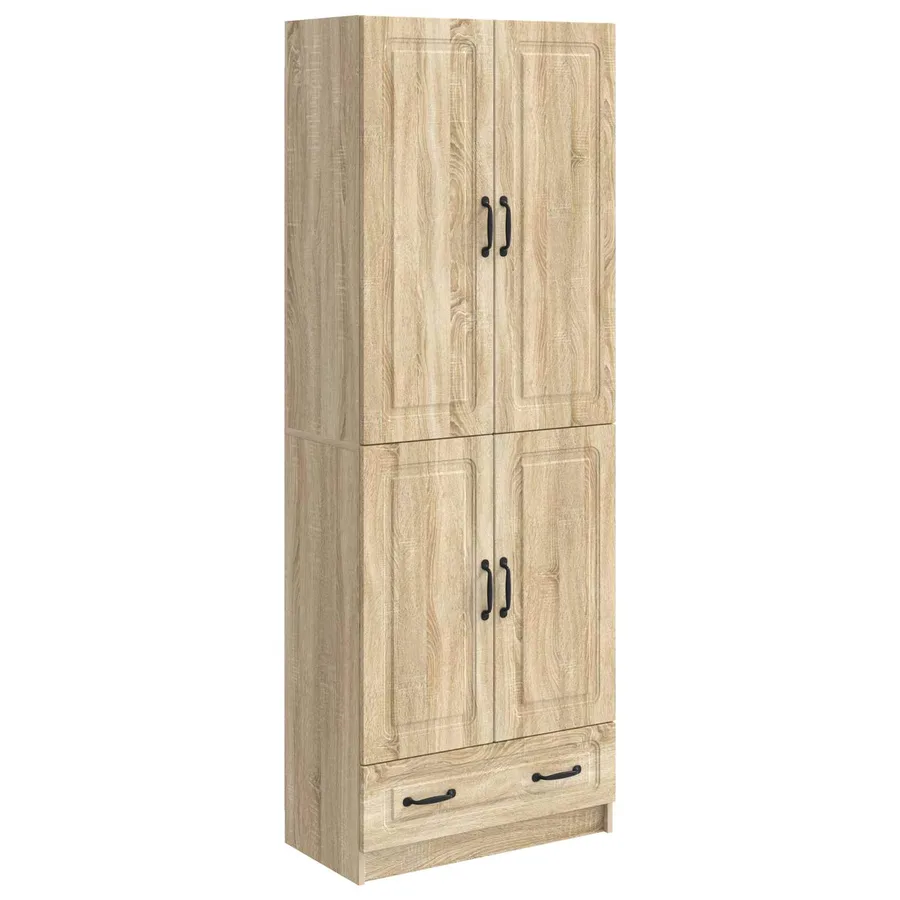Ensemble de Meubles 2 pcs Chêne Sonoma Bois d'ingénierie - 2