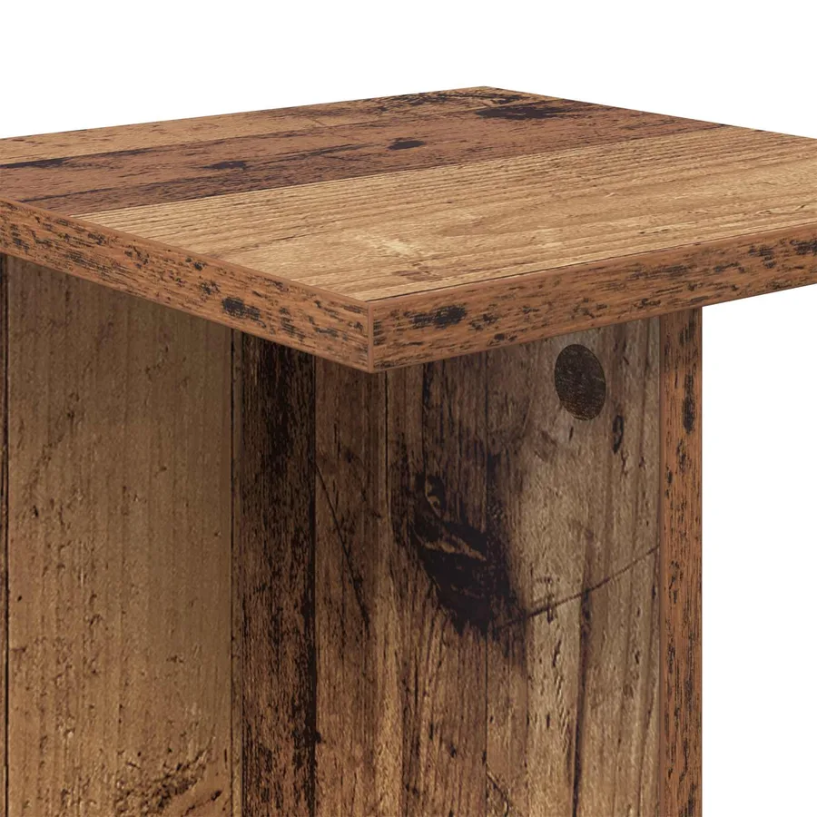 Support de Plante 2 pc Bois ancien 25 x 25,5 x 60,5 cm - 9