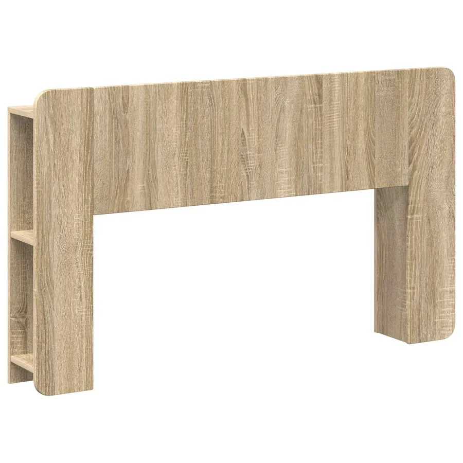 Cabinet de Tête de Lit avec stockage Sonoma Bois d'ingénierie - 2