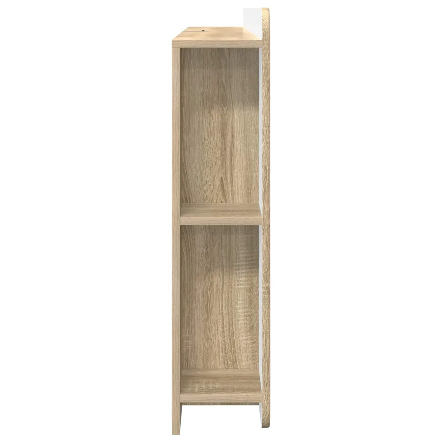 Cabinet de Tête de Lit avec stockage Sonoma Bois d'ingénierie - 6