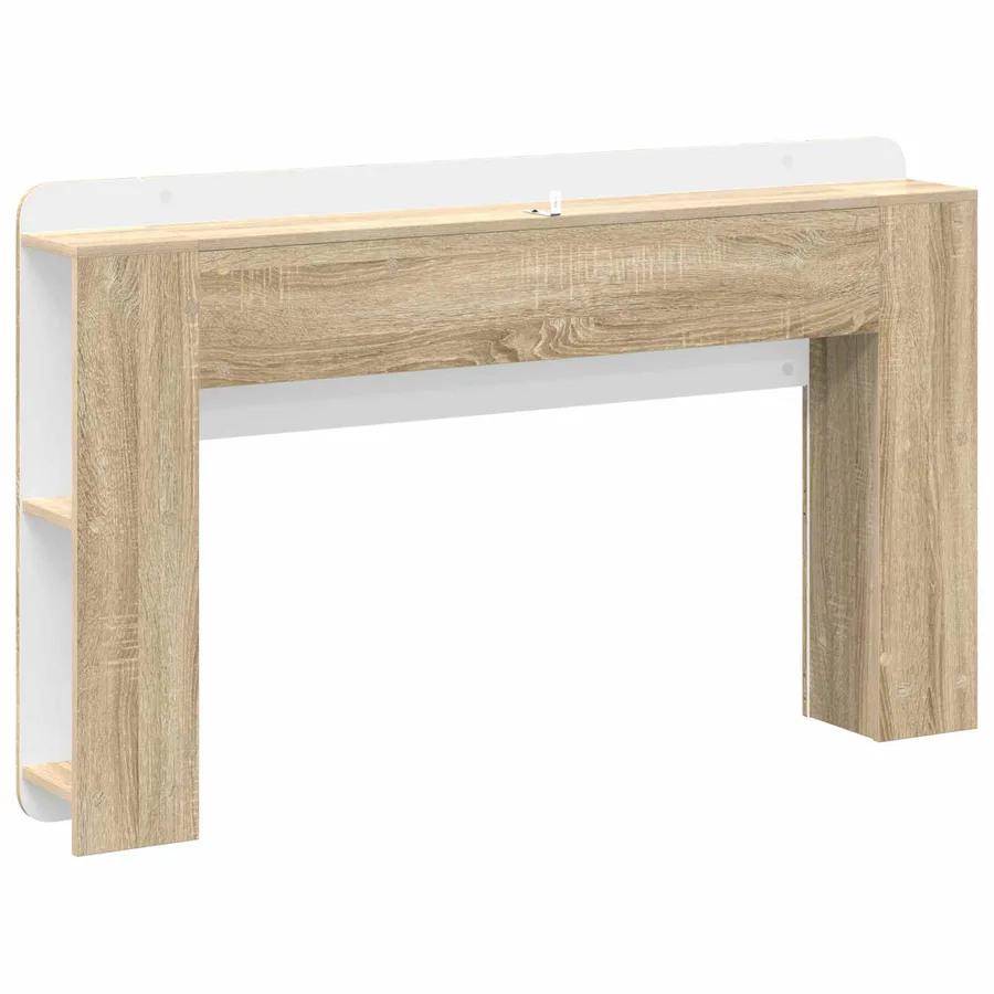 Cabinet de Tête de Lit avec stockage Sonoma Bois d'ingénierie - 7