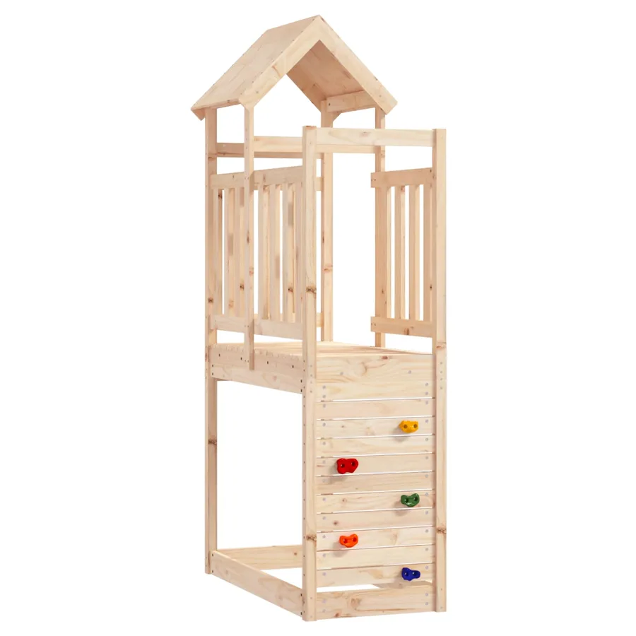 Tour de jeu Marron 53 x 110,5 x 214 cm Pin massif - 2