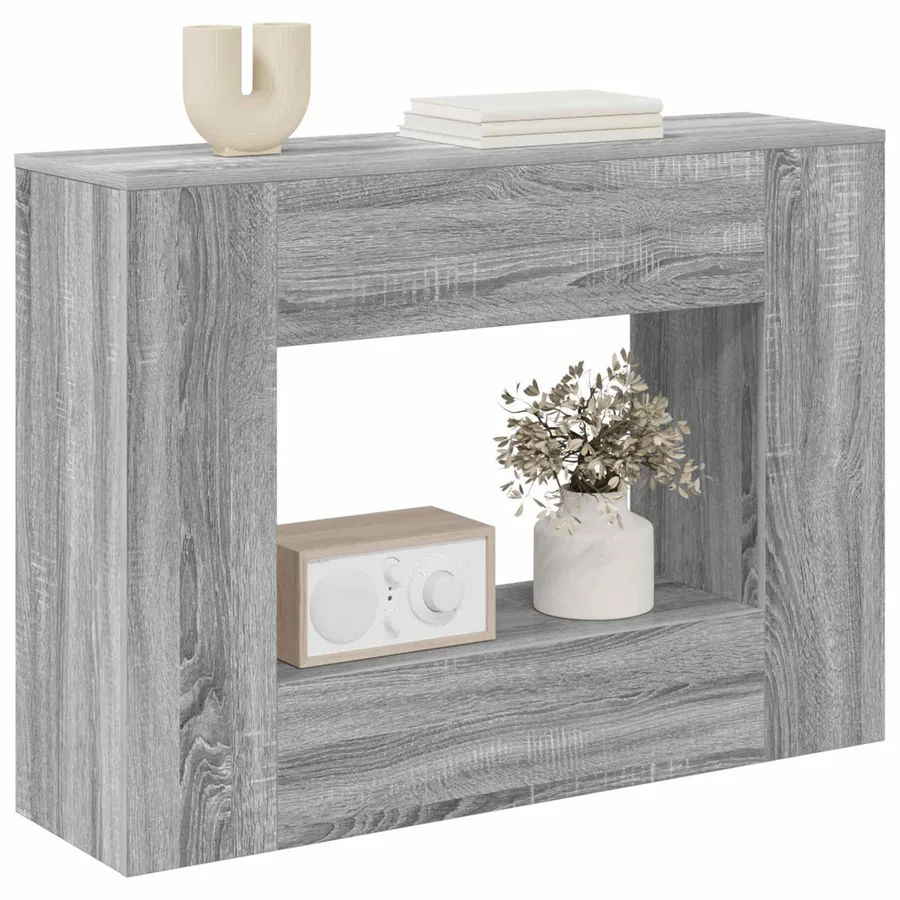 Table console 101 x 29 x 74 cm Gris - 3