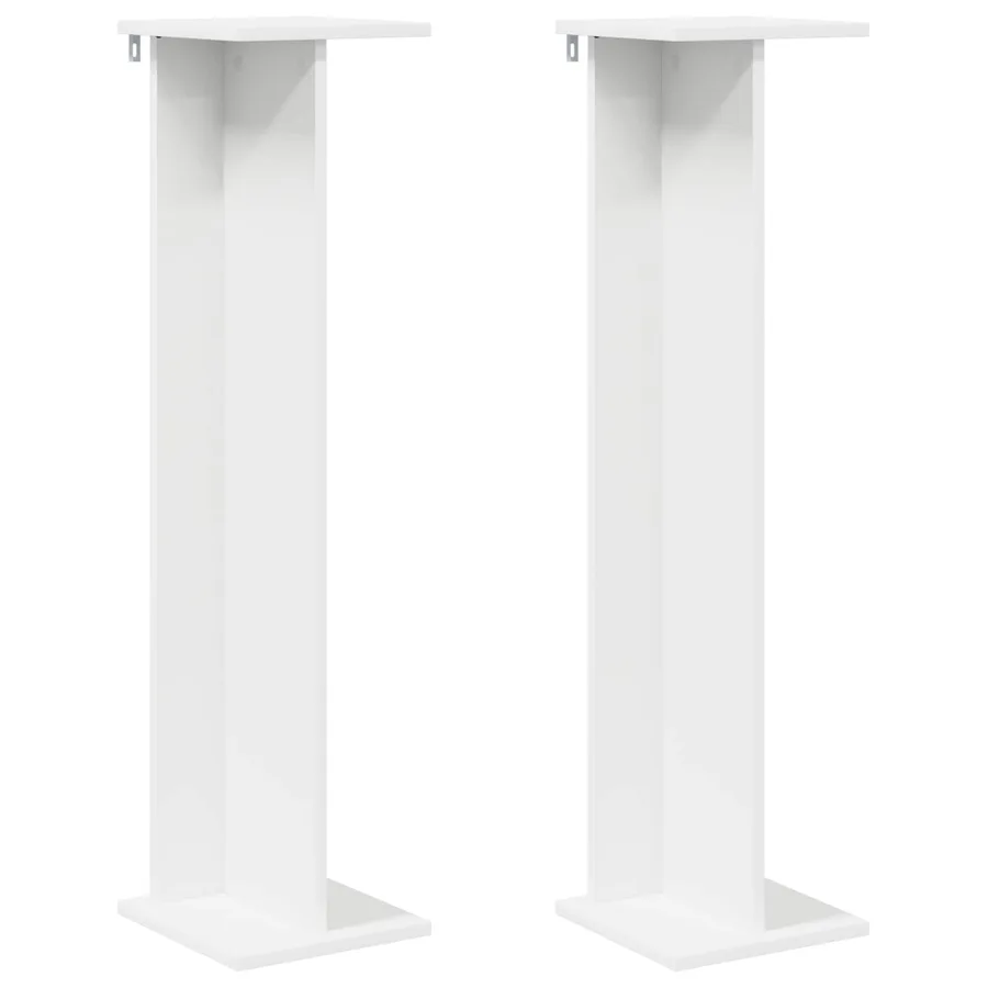Support de Plante 2 pc Blanc 25 x 25,5 x 100,5 cm - 2