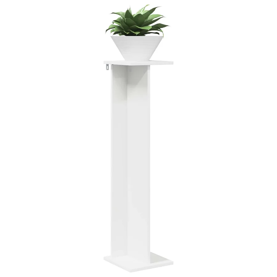 Support de Plante 2 pc Blanc 25 x 25,5 x 100,5 cm - 3