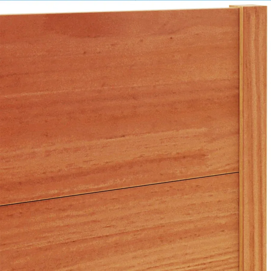 Tête de lit cire marron 135 cm bois massif de pin - 7