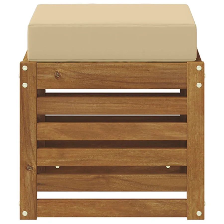 Banc de Jardin Bois d'Acacia Massif Naturel - 3