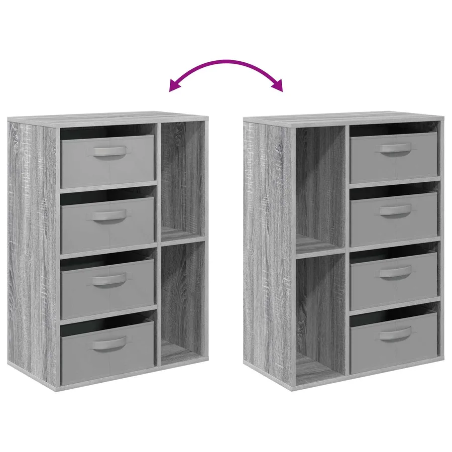 Buffet Sonoma gris 60 x 33,5 x 84 cm - 13