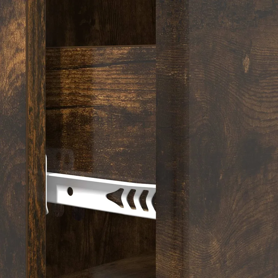 Armoire à tiroirs Chêne fumé 33 x 34,5 x 90 cm - 10