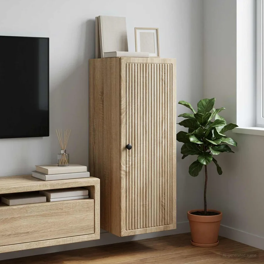Armoire Murale Chêne Sonoma 33 x 34,5 x 90 cm Bois d'ingénierie