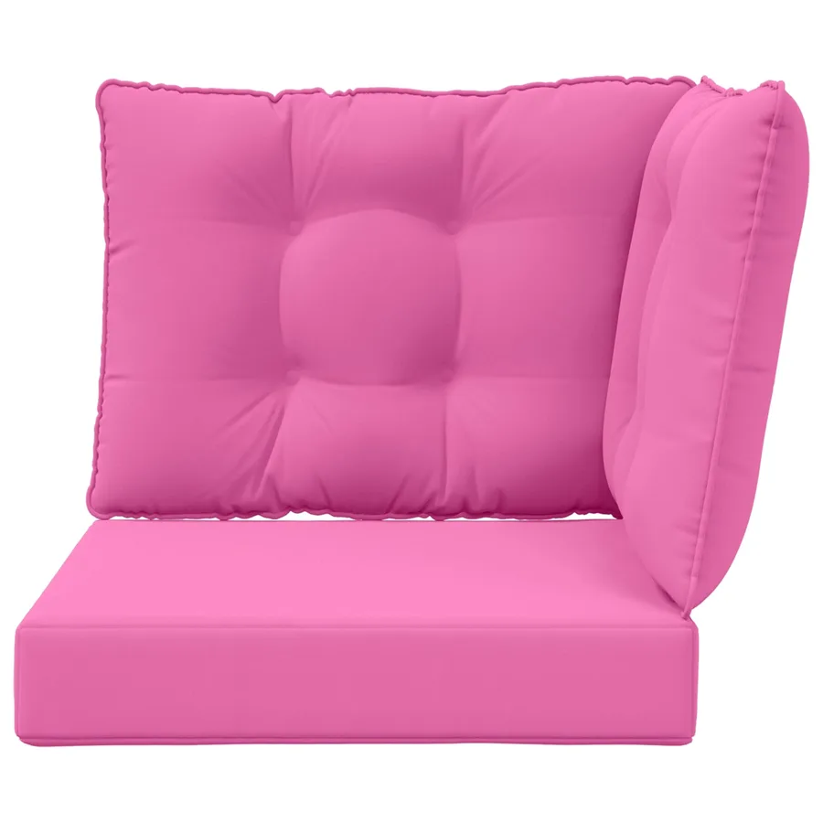 Coussin de canapé d'extérieur Polyester Rose 60 x 40 x 10 cm - 6