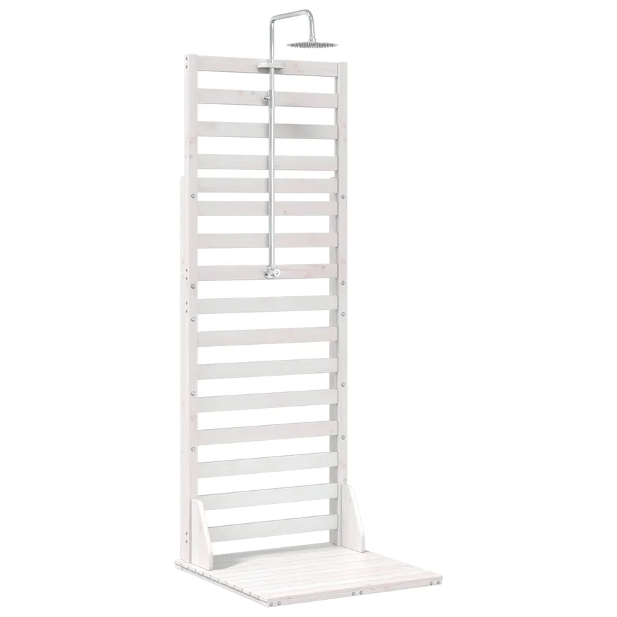 Douche d'extérieur 225 cm Blanc - 2