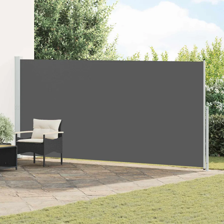 Store latéral rétractable 200 x 600 cm Polyester Rectangulaire