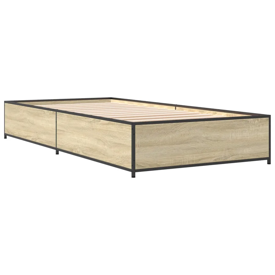 Cadre de lit Chêne Sonoma 80 x 200 cm Bois d'ingénierie - 3