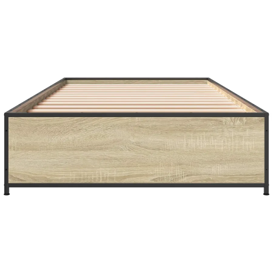 Cadre de lit Chêne Sonoma 80 x 200 cm Bois d'ingénierie - 4