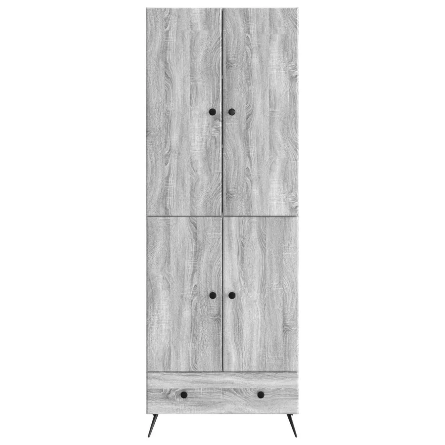 Ensemble de Meubles 2 pcs Sonoma gris Bois d'ingénierie - 5