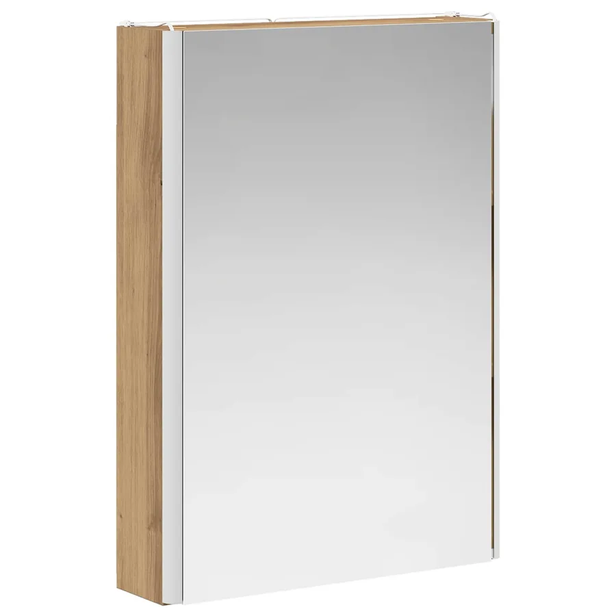 Ensemble de mobilier de salle de bain 5 pc Chêne artisanal - 5