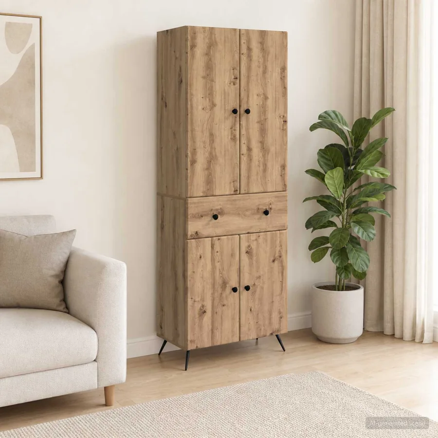 2 pc Chêne artisanal