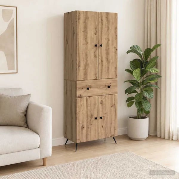 2 pc Chêne artisanal