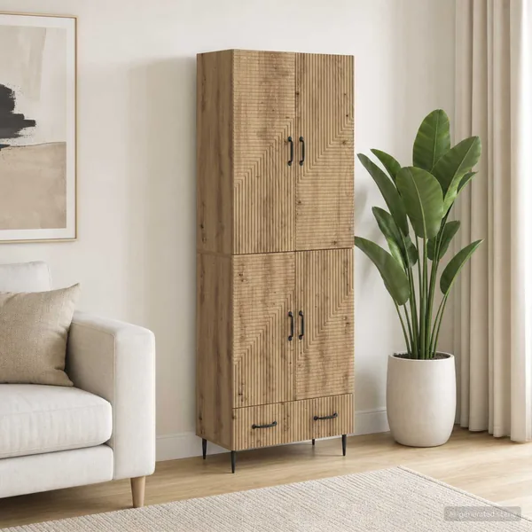 Ensemble de Meubles 2 pc Bois d'ingénierie