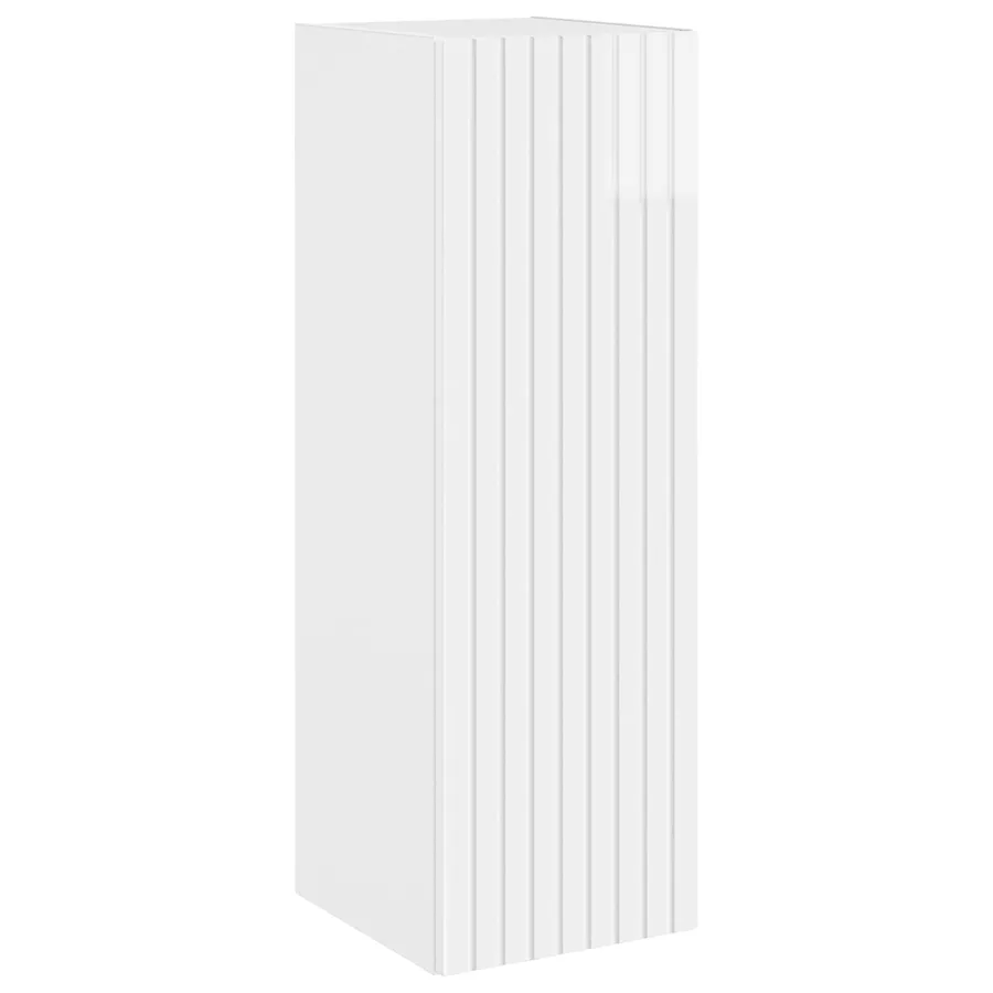 Cabinet de Salle de Bain Mural Blanc brillant 33 x 34,5 x 60 cm - 2
