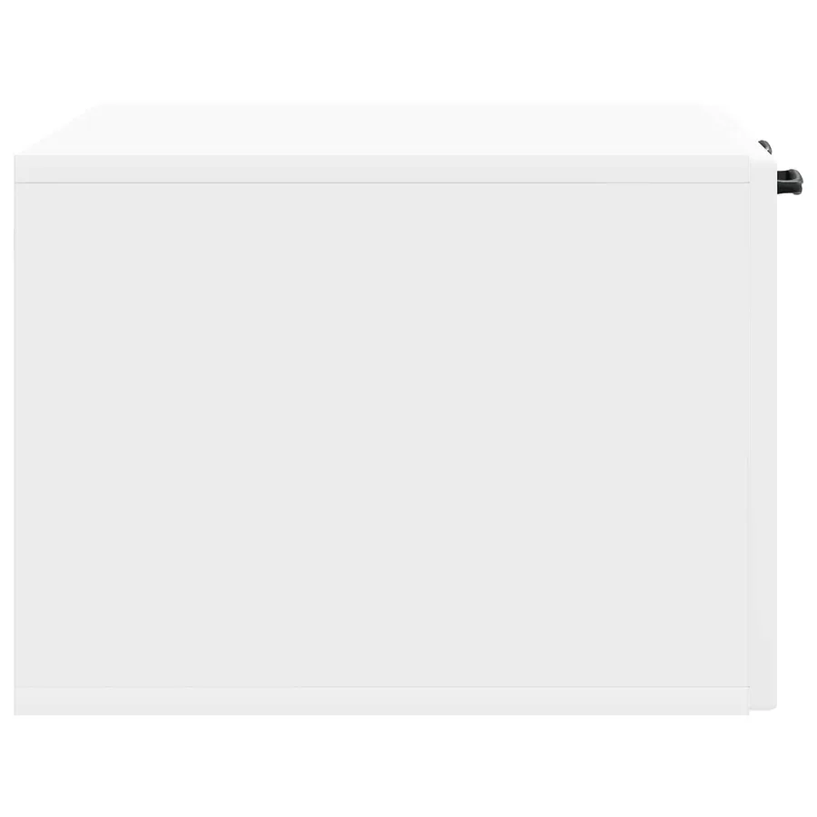 Meuble TV mural Blanc 59,5 x 41 x 30 cm Bois d'ingénierie - 7